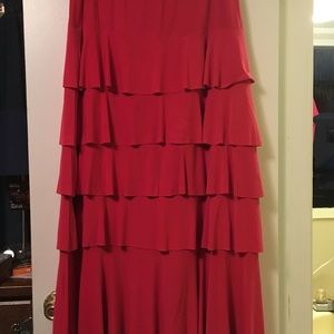 Virtue by DCM Apparel Layered Ruffle Skirt XL